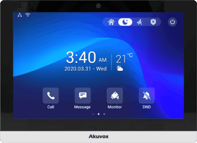 Akuvox C319A IP монитор (интерком-панель) с видеокамерой